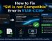 رفع ارور SW is not Compatible در استارست